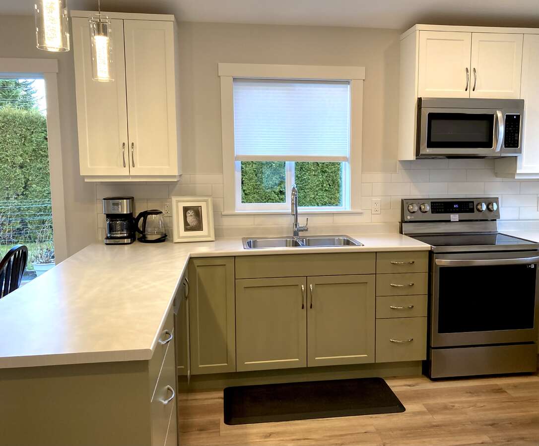 Large kitchen with premium LG stainless steel appliances