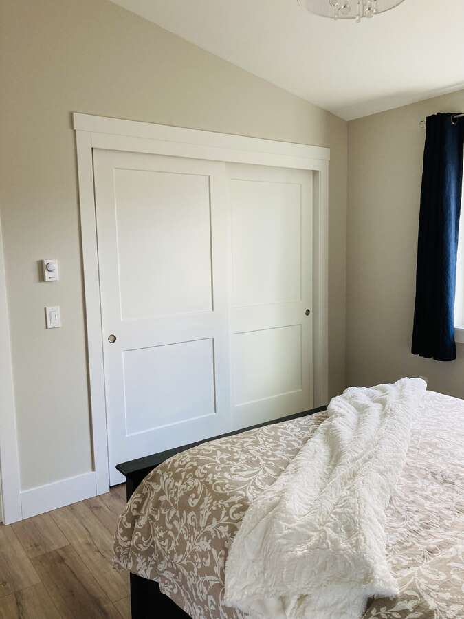 Roomy closet for two