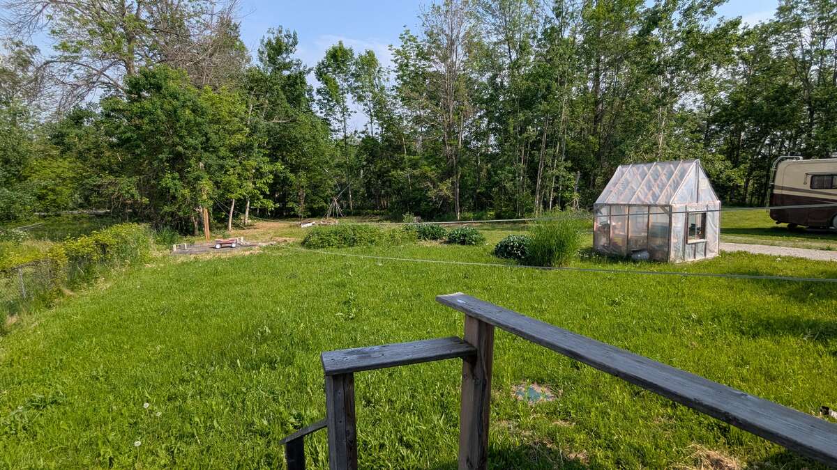 Exterior backyard