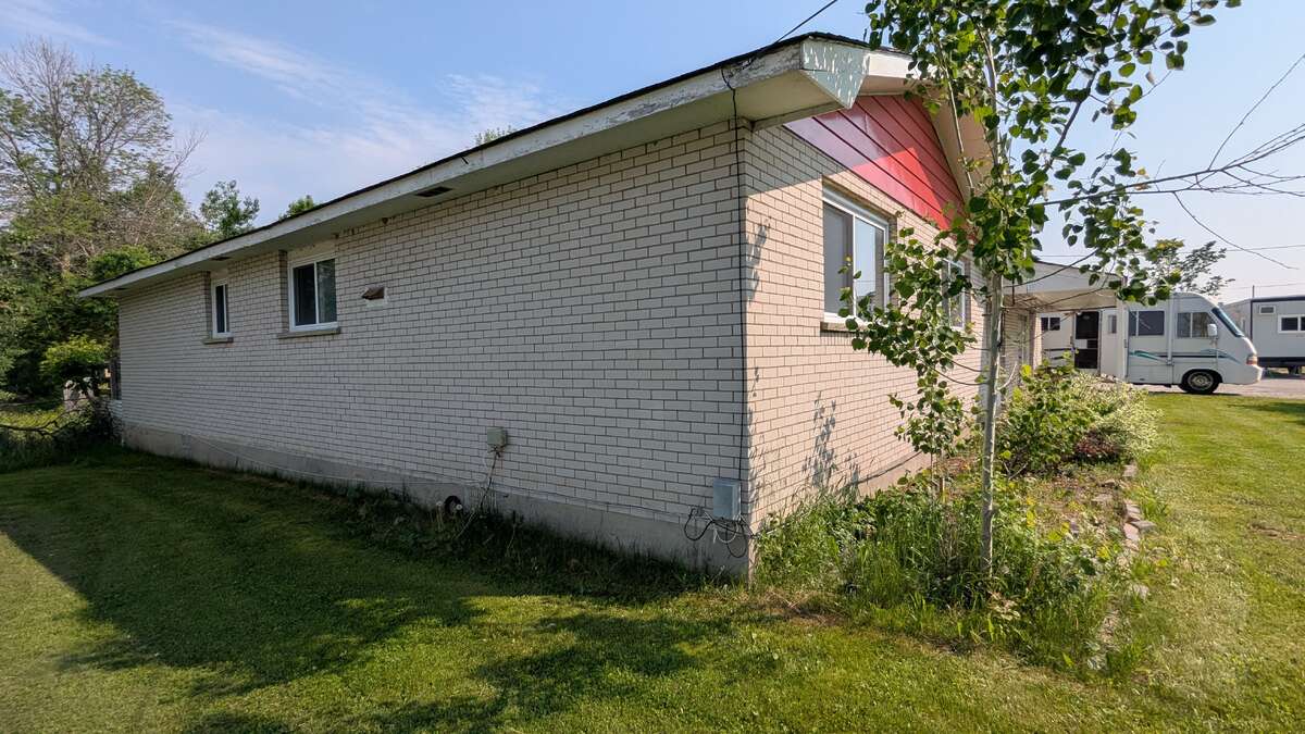 Exterior backyard
