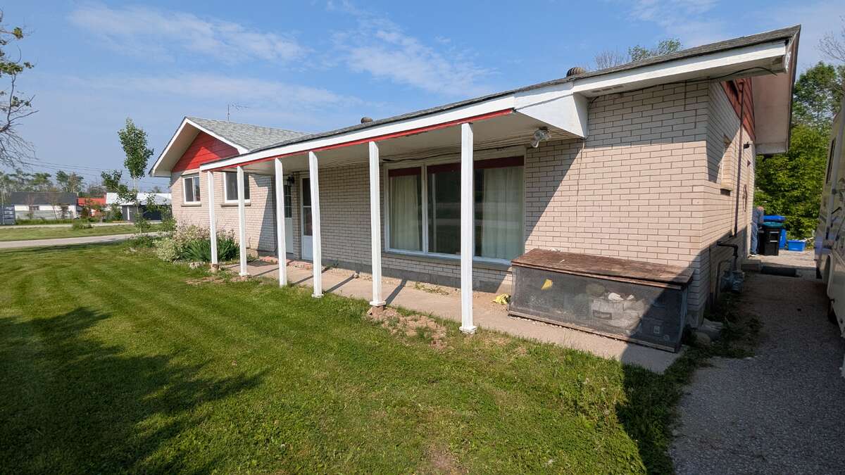 Exterior backyard
