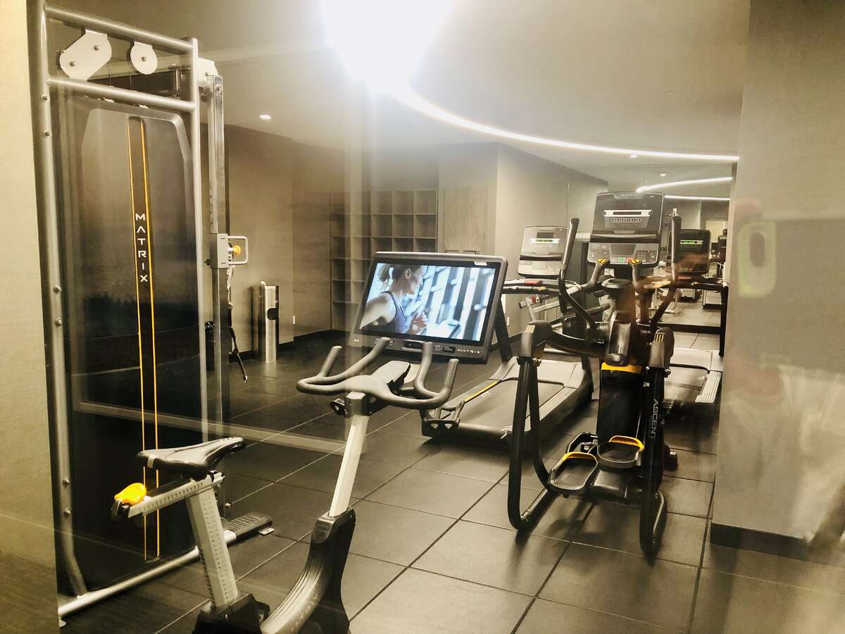 gym facilities with Yoga room and kids area
