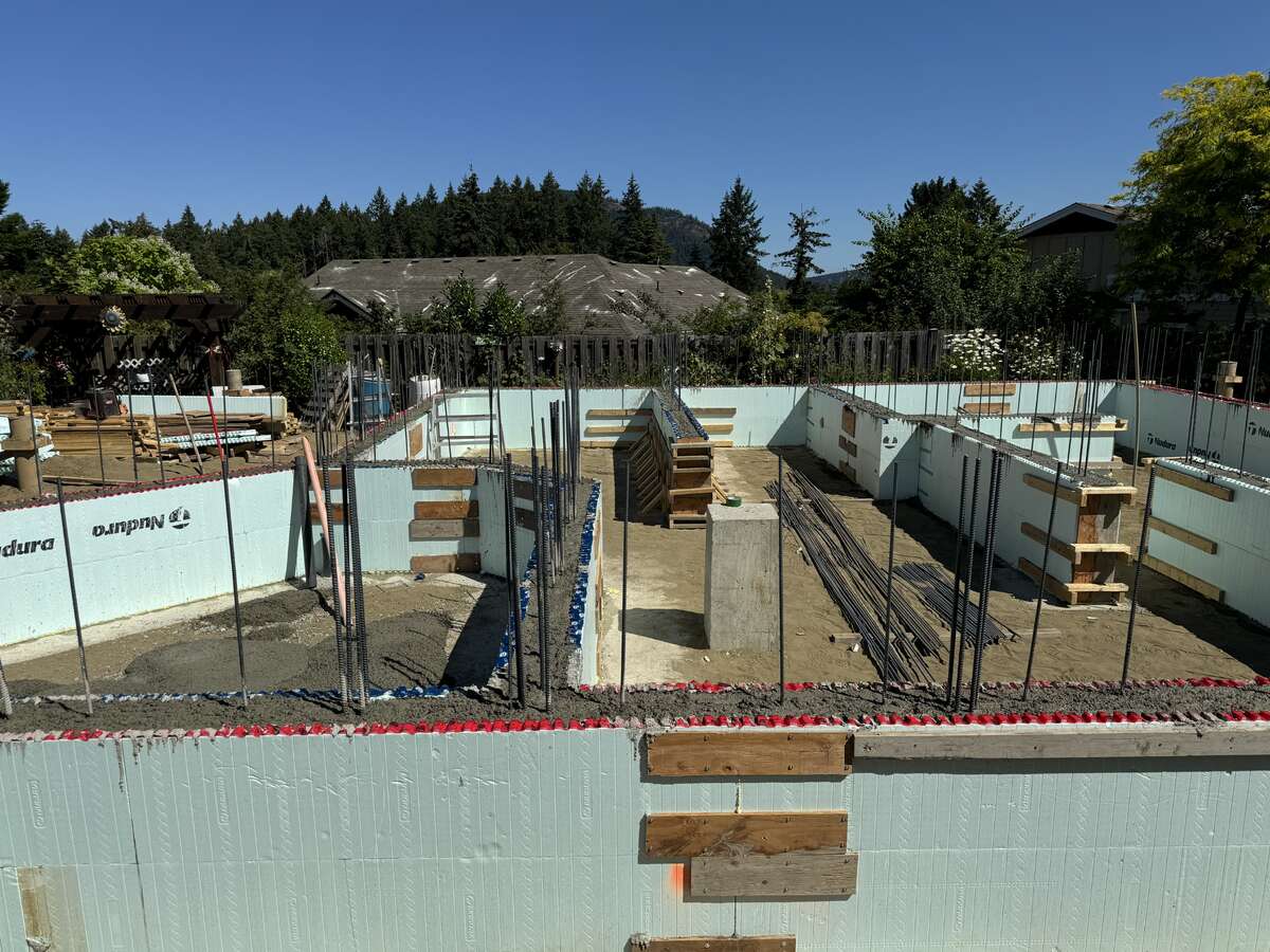 footing foundation of main house