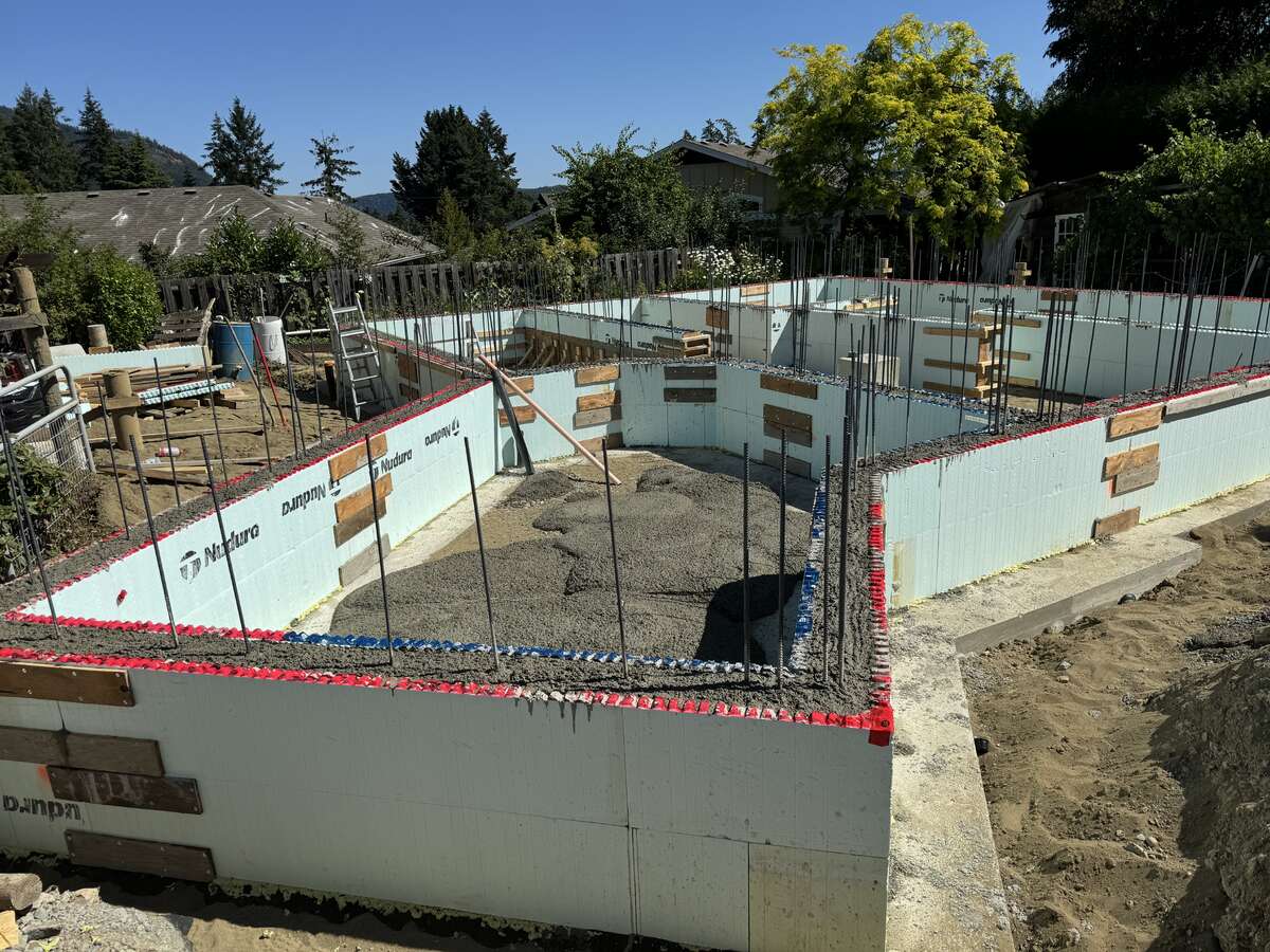 footing foundation of main house