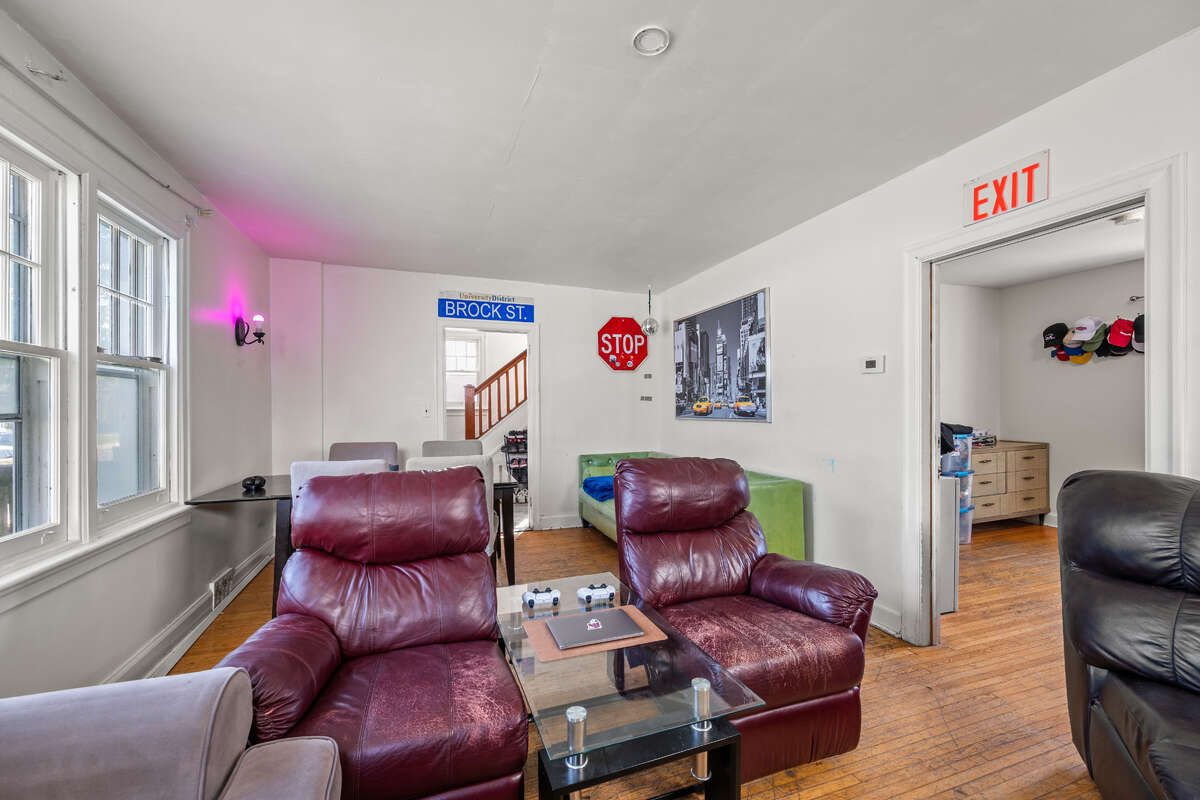 Living room facing Brock Street
