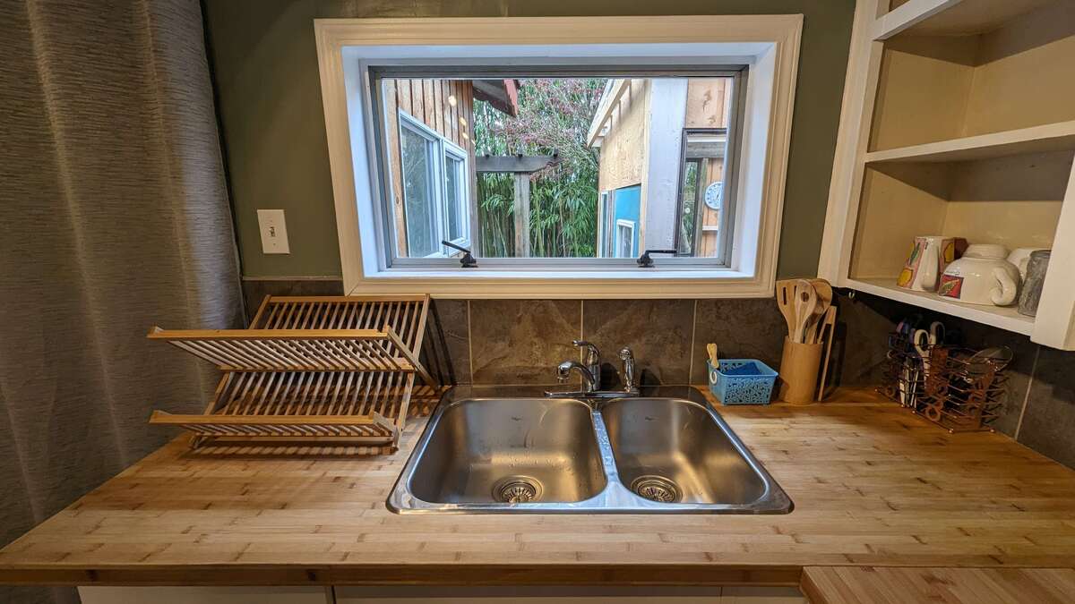 Out kitchen window.