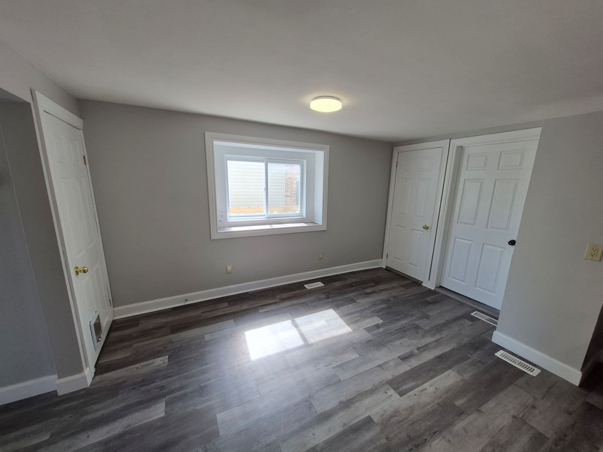 Two-story home backing onto park land