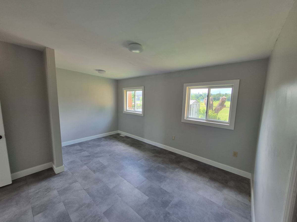 Two-story home backing onto park land