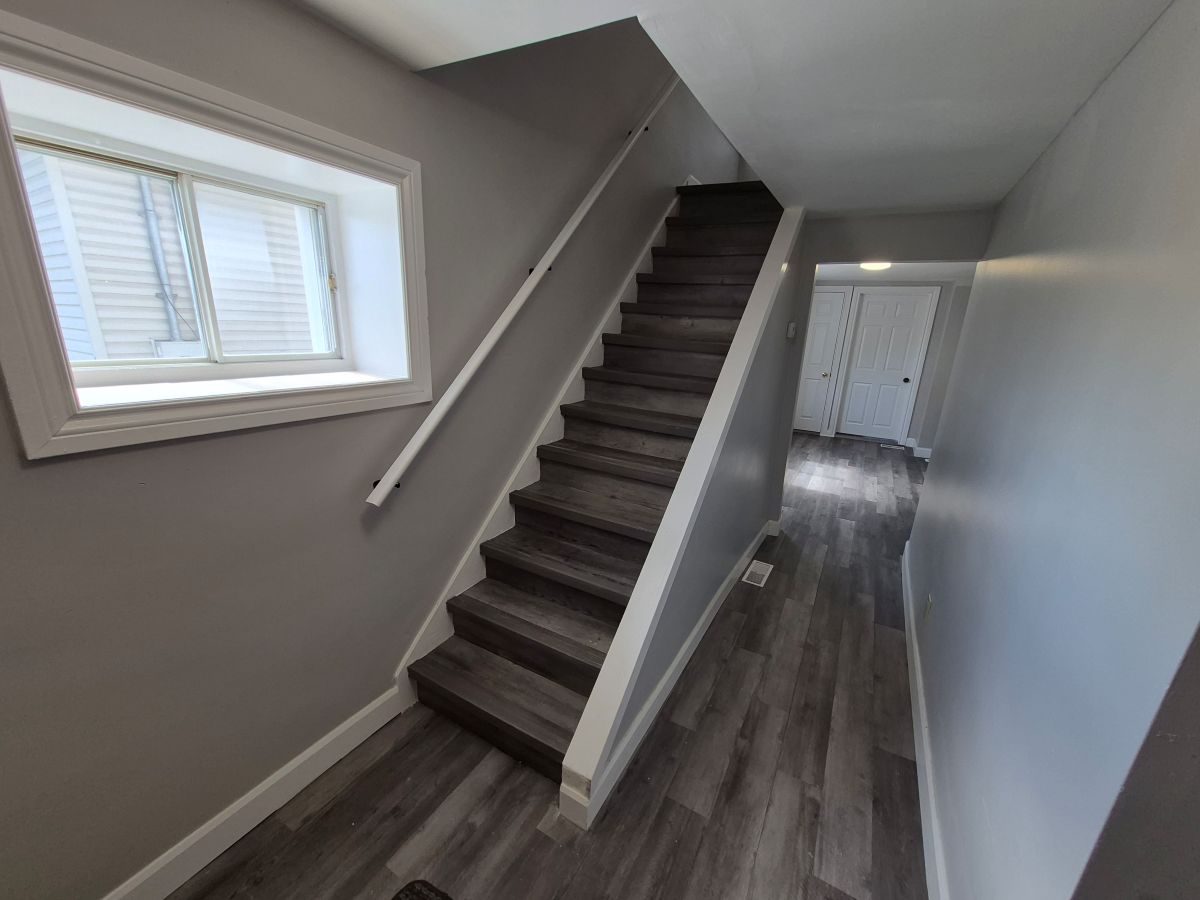 Two-story home backing onto park land
