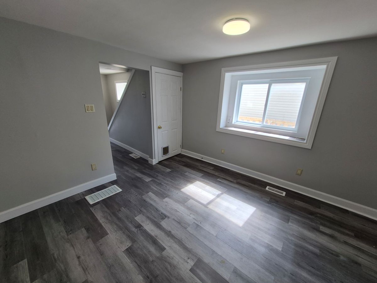Two-story home backing onto park land