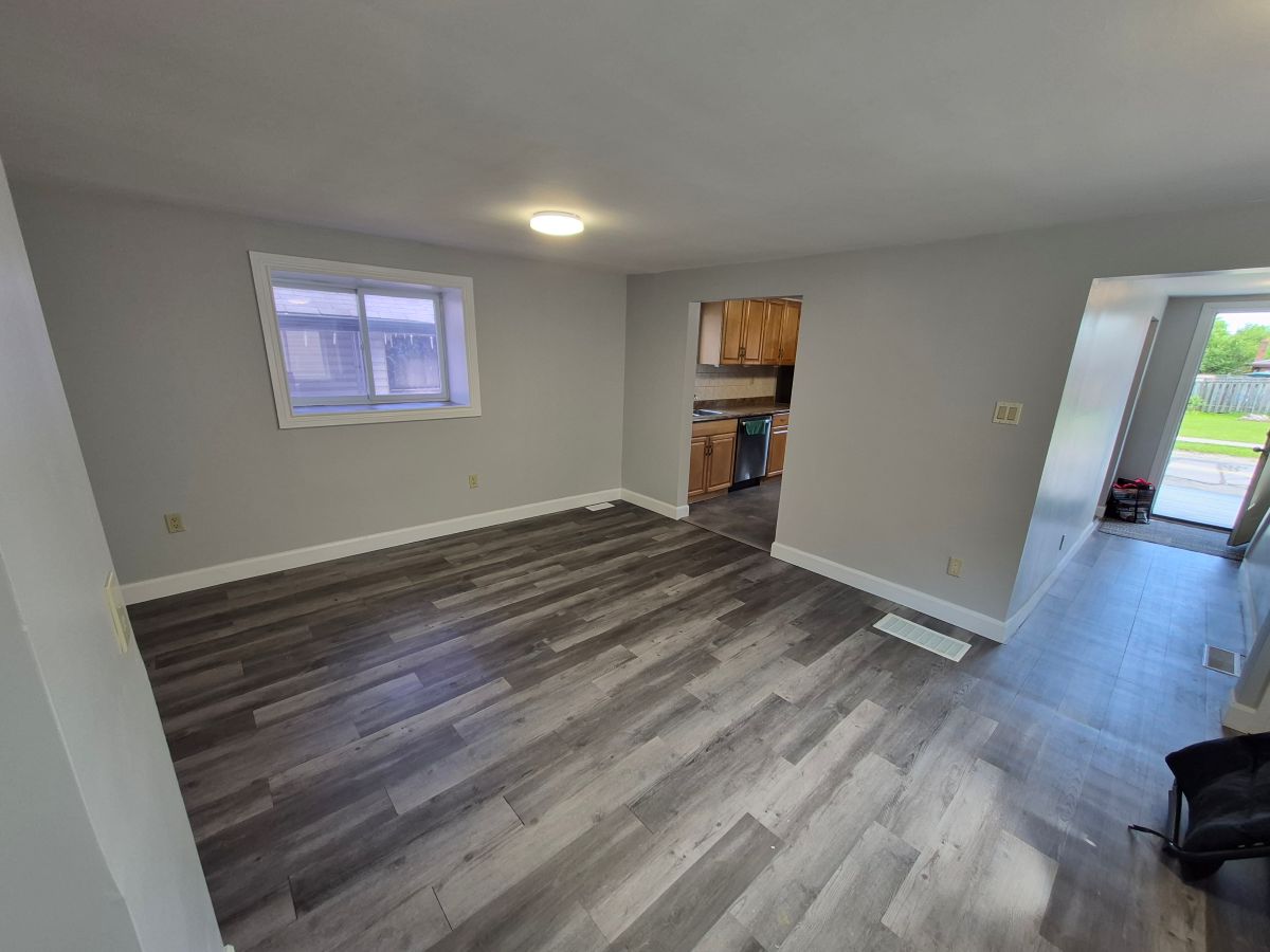 Two-story home backing onto park land
