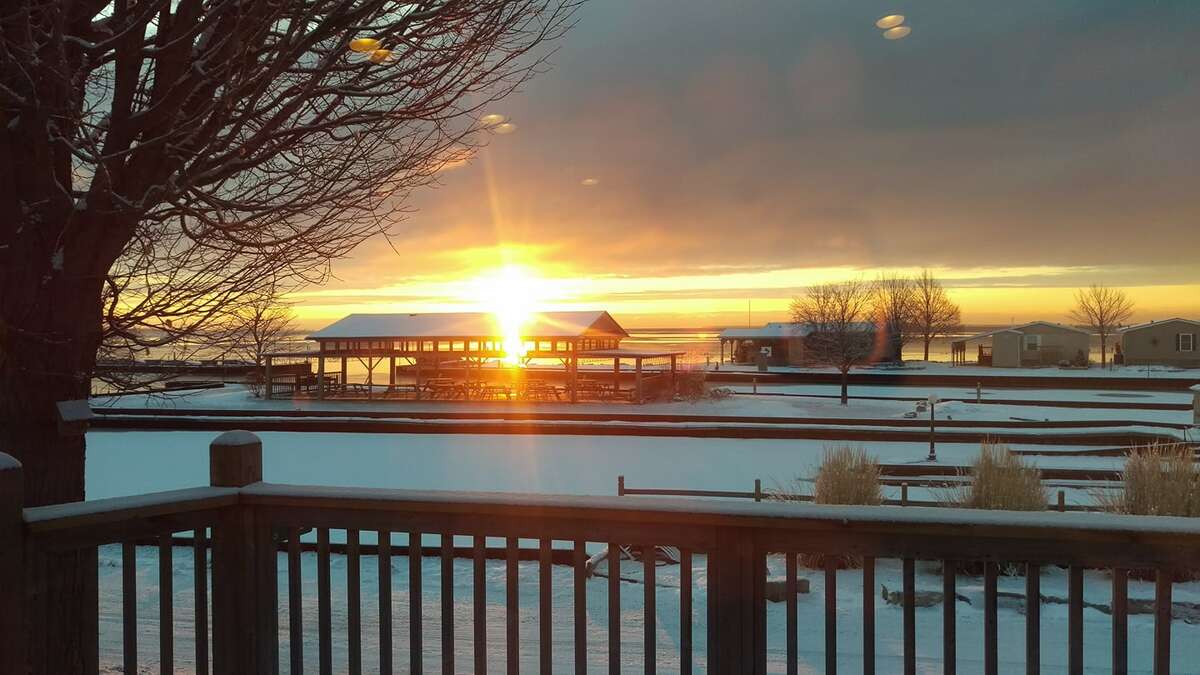 Amazing sunrises in this 50+ Lakeside community