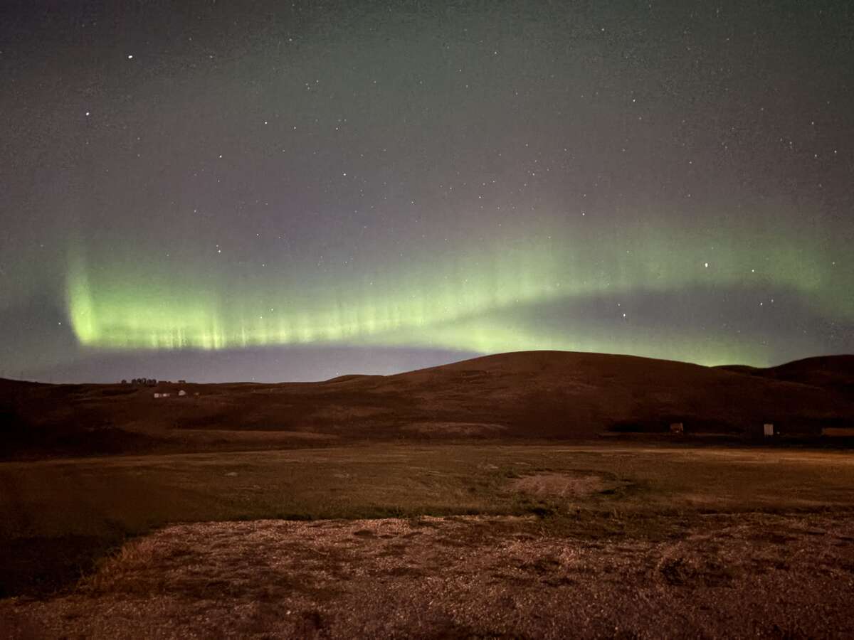 Enjoy the dark night skies and the auroras