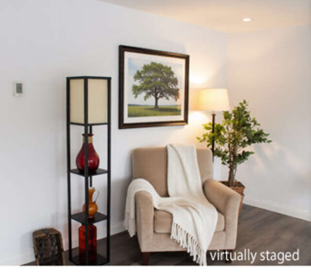 A cosy corner of the living room.