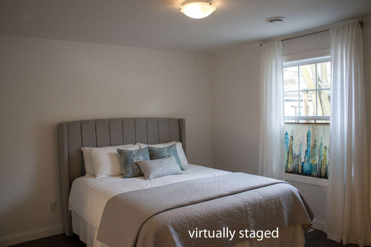 Master bedroom virtually staged