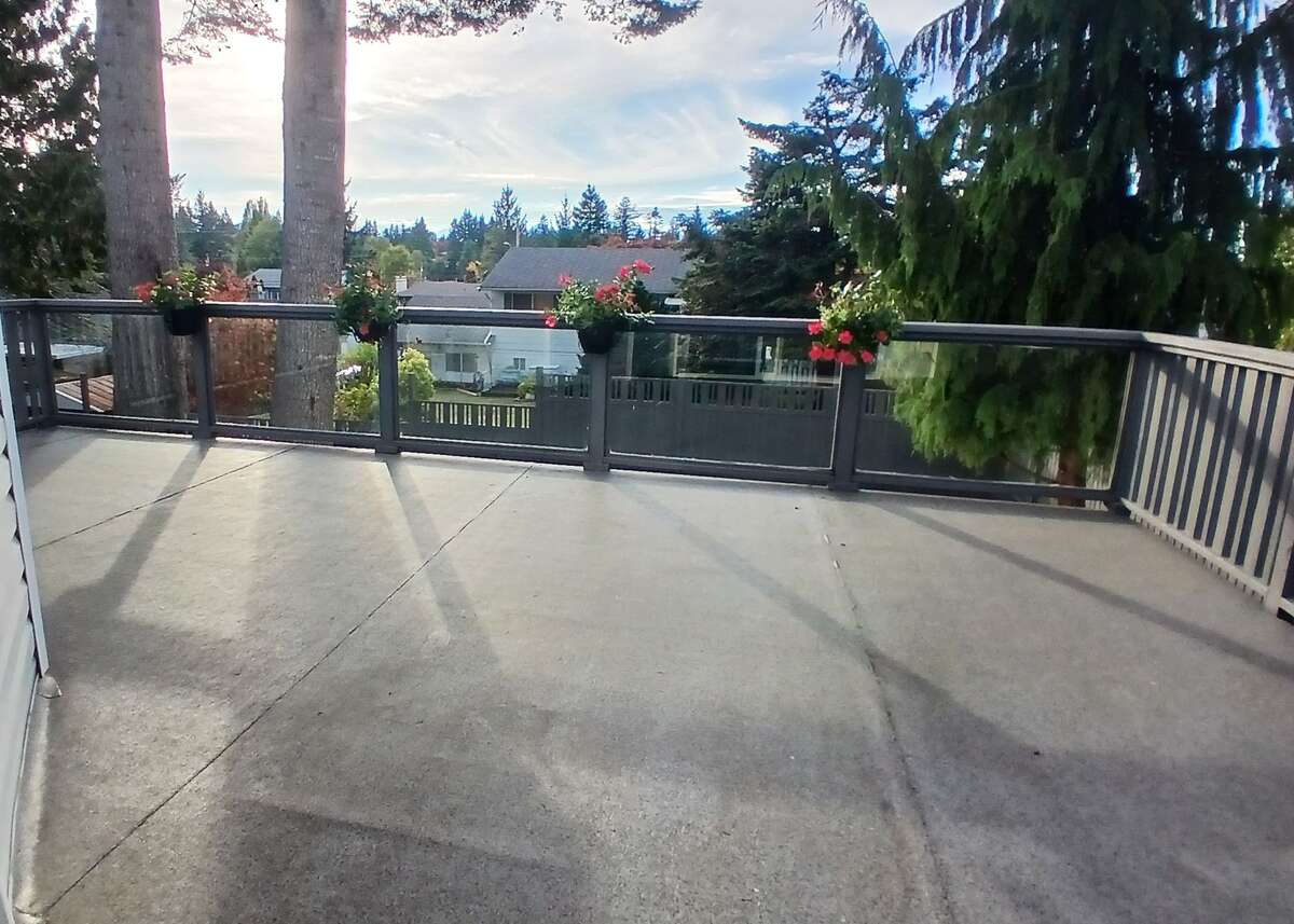 Deck, looking west.