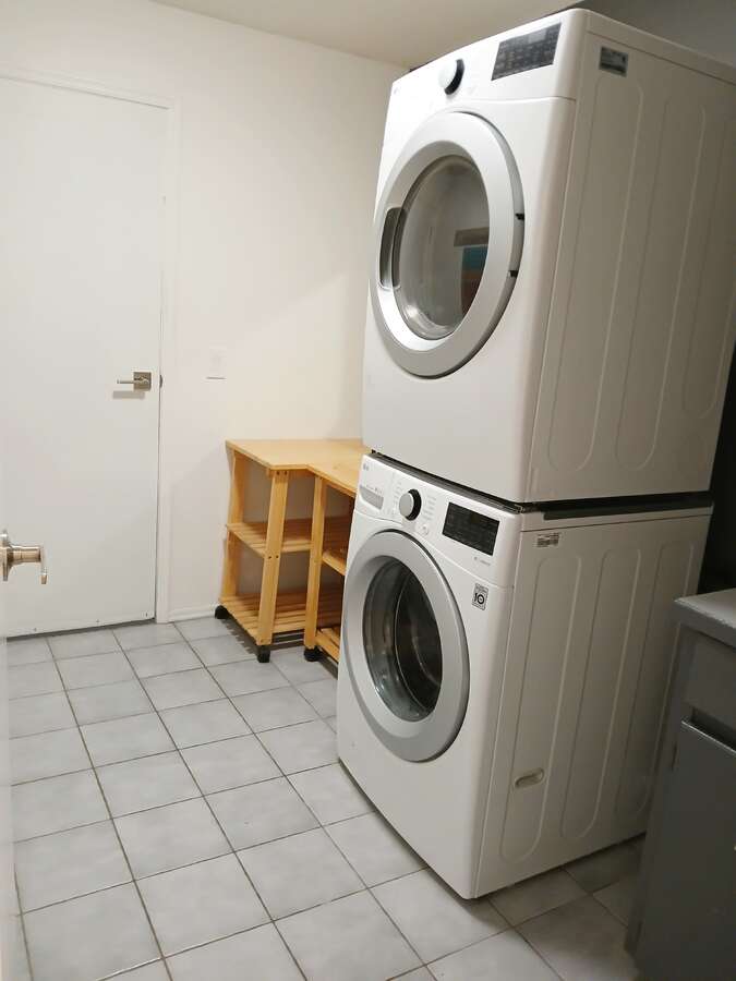 Upper laundry area (and access to garage)