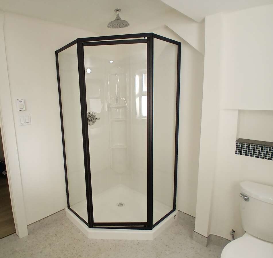 Lower level shower