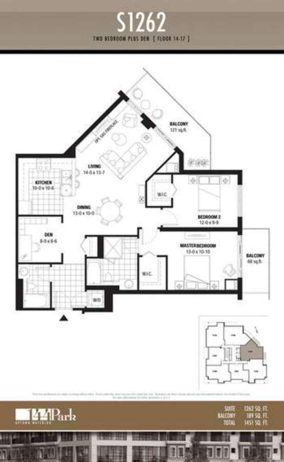Penthouse Suite 1807 at 144 Park Waterloo
