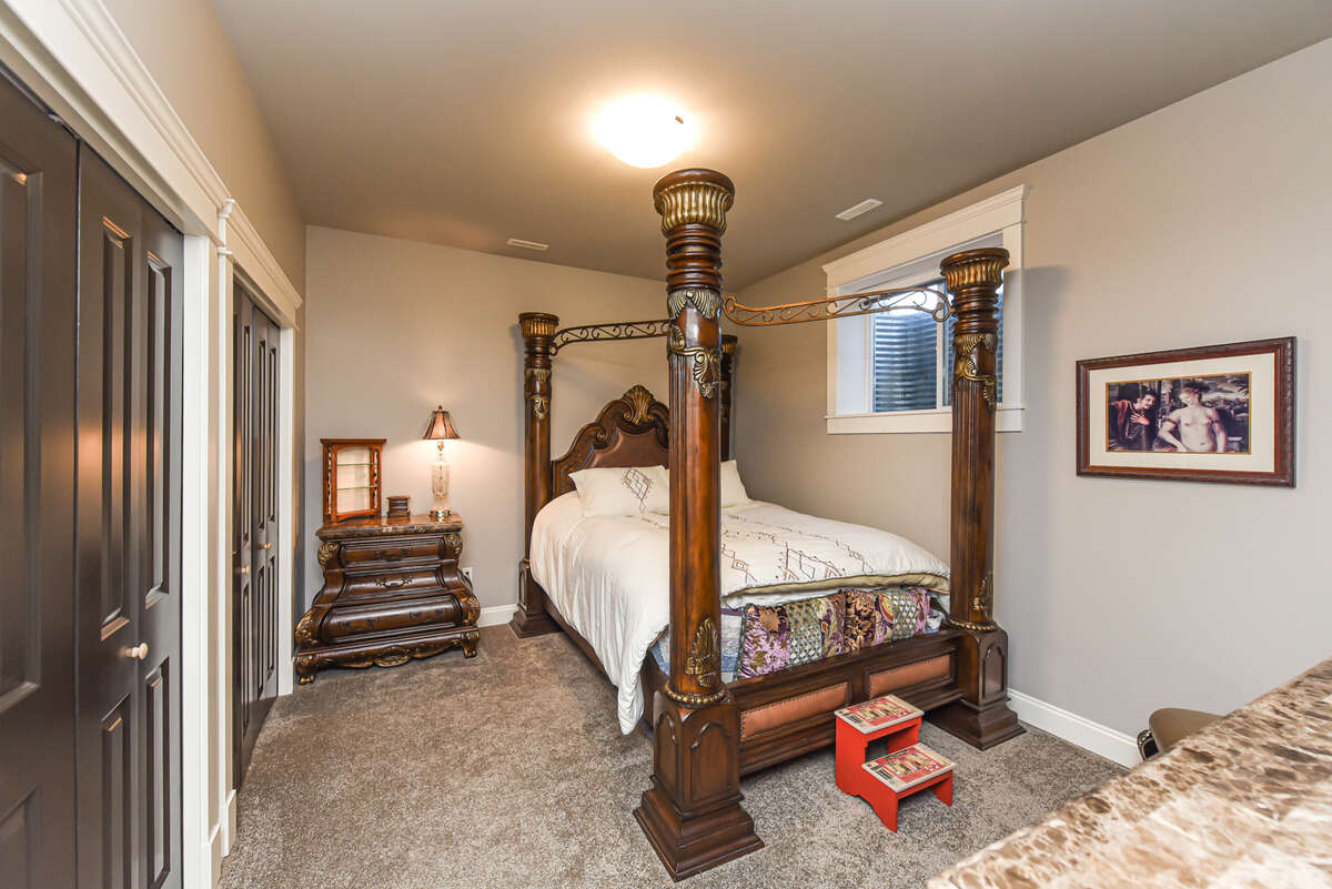 Lower Level Bedroom with Double Closets