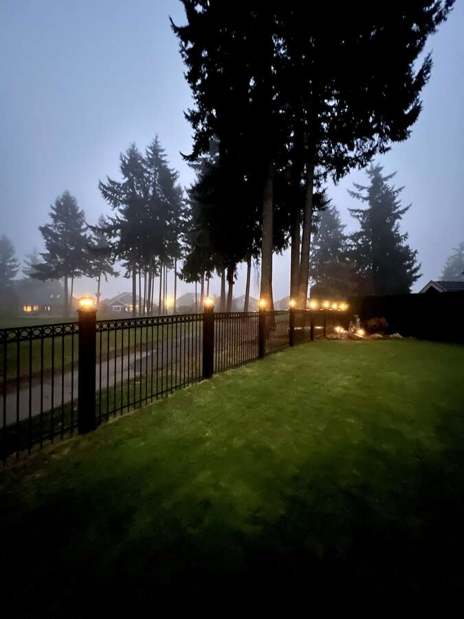 30 Light Post Lamps (surrounding the fully gate back yard)