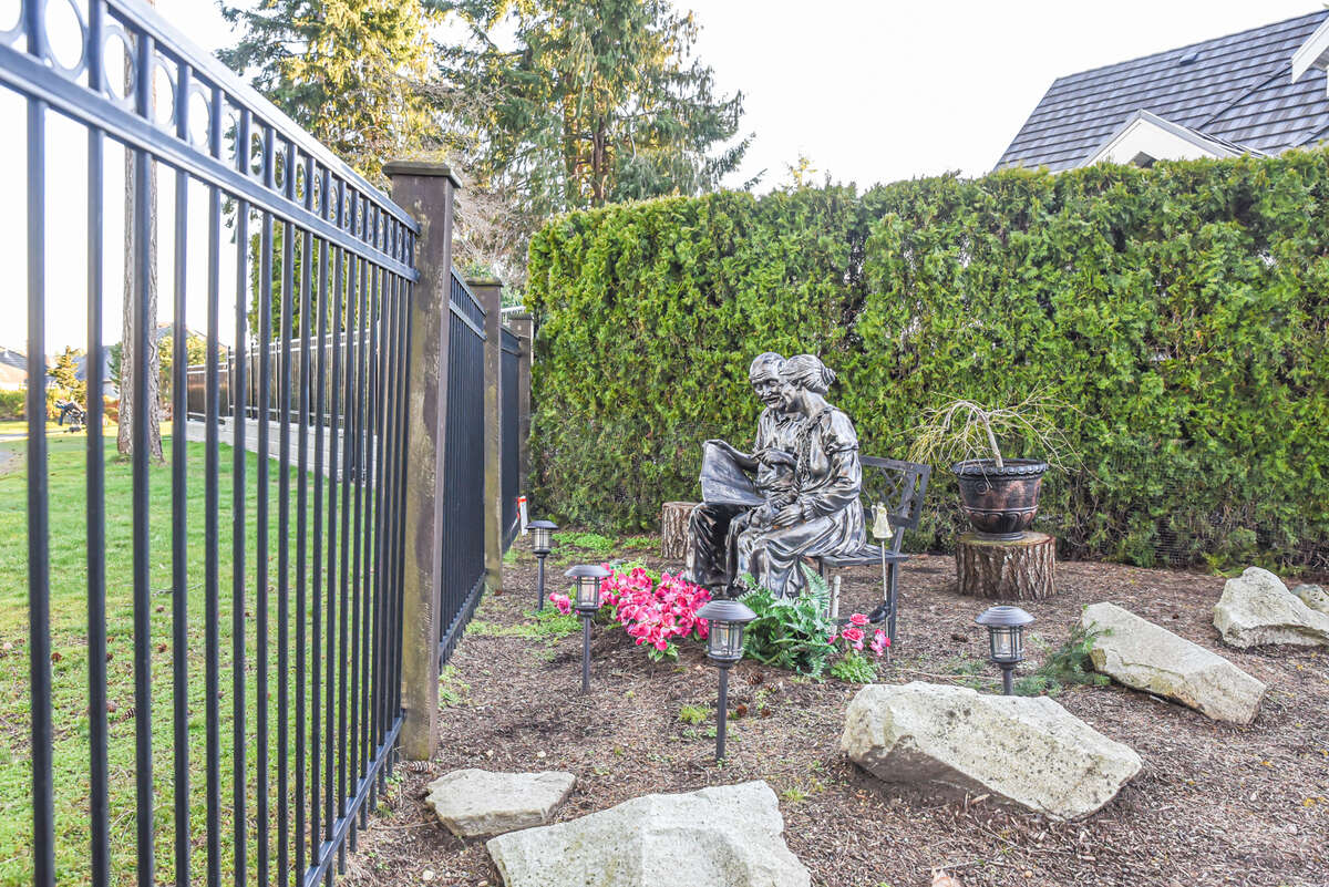 Southwest Corner of Property (with gas-line for firepit)