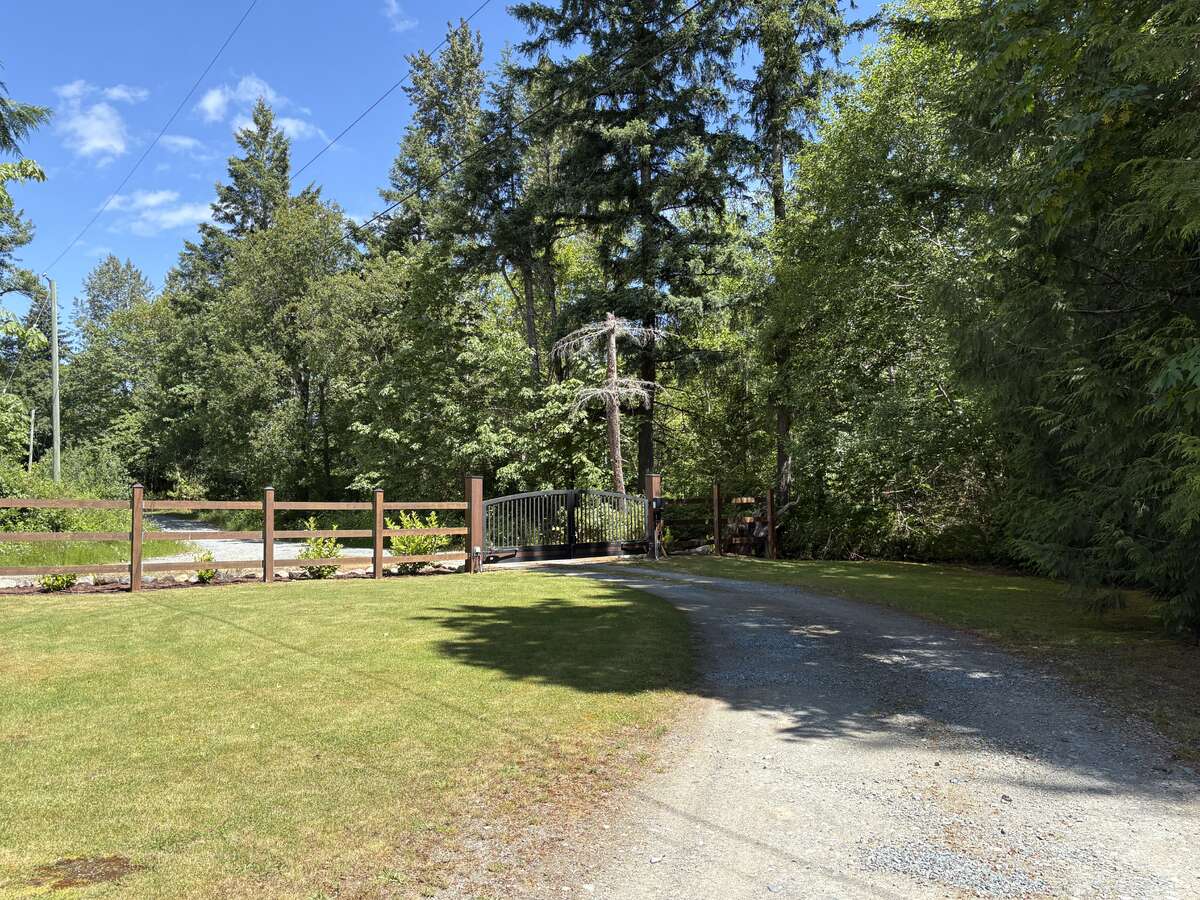 Entrance gate to property