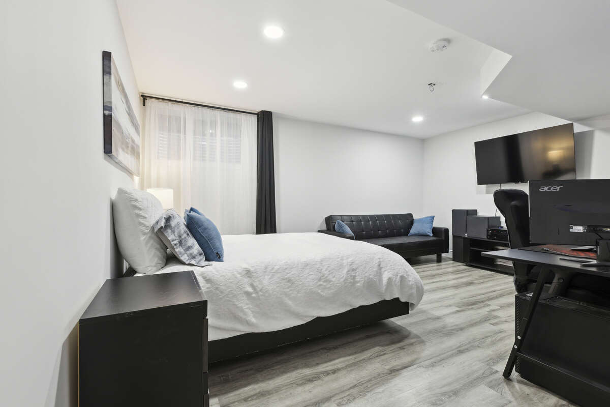 Legal bedroom with large window