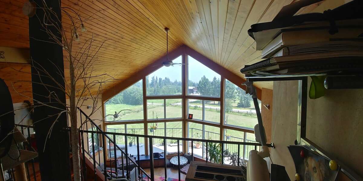 The view from the loft.
