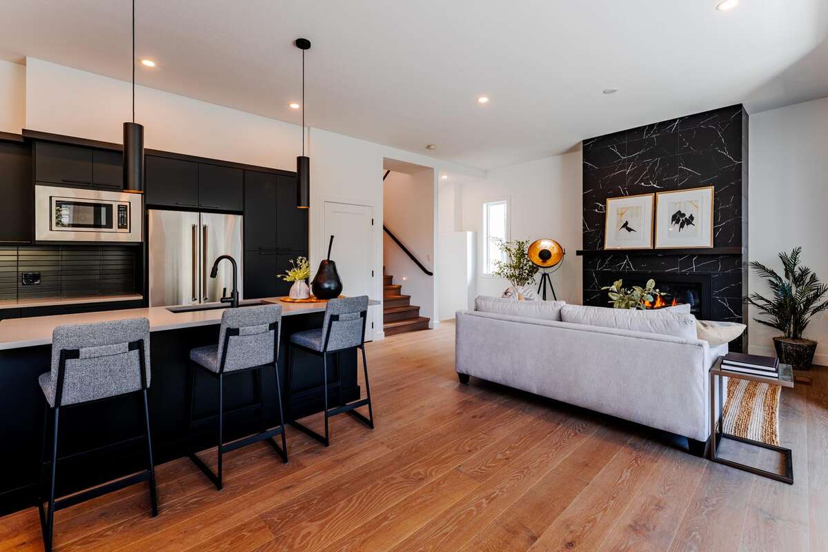 Laundry room off foyer