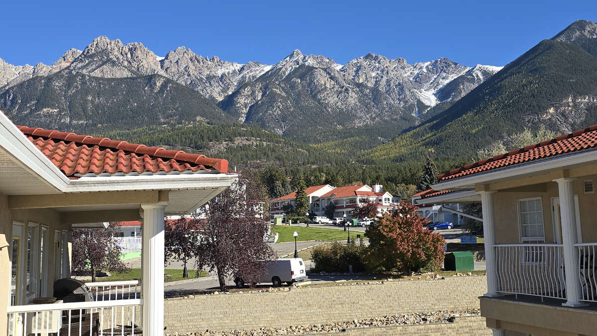 Beautiful Rocky Mountains View from Patio