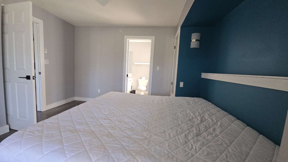 Privacy Pocket Door to Bathroom and Great Open Space