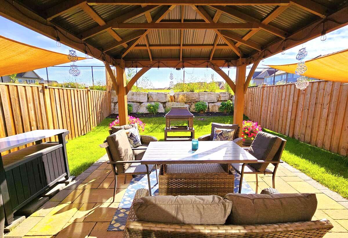Backyard Overlooking Quiet Park