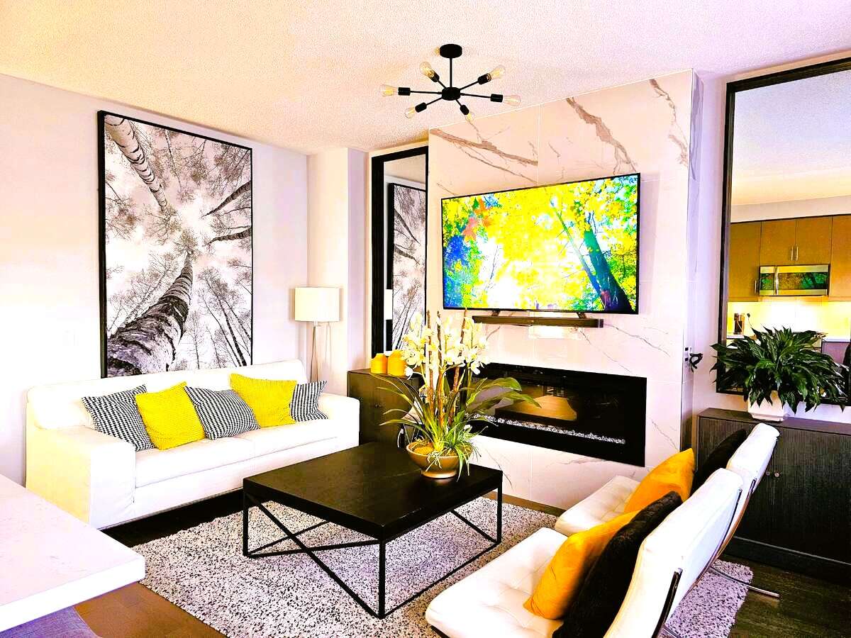 Family Room with Fireplace