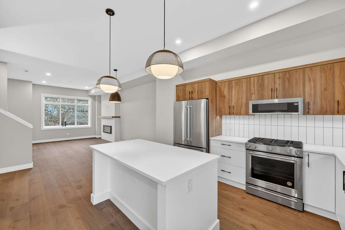 Kitchen + Living + Dining