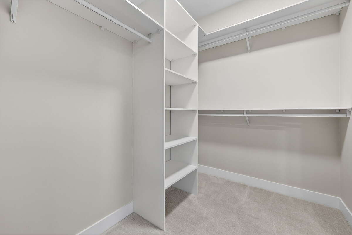 Primary walk in closet