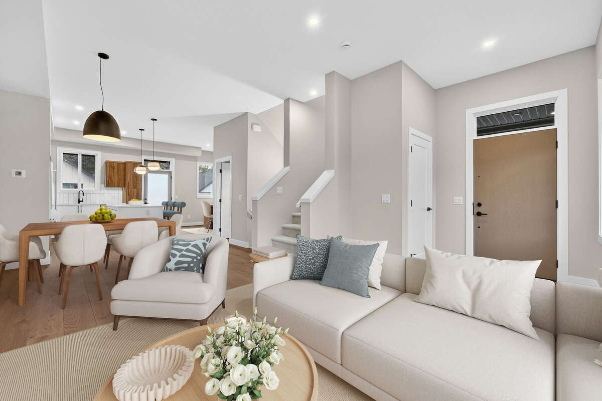 Virtually Staged living room