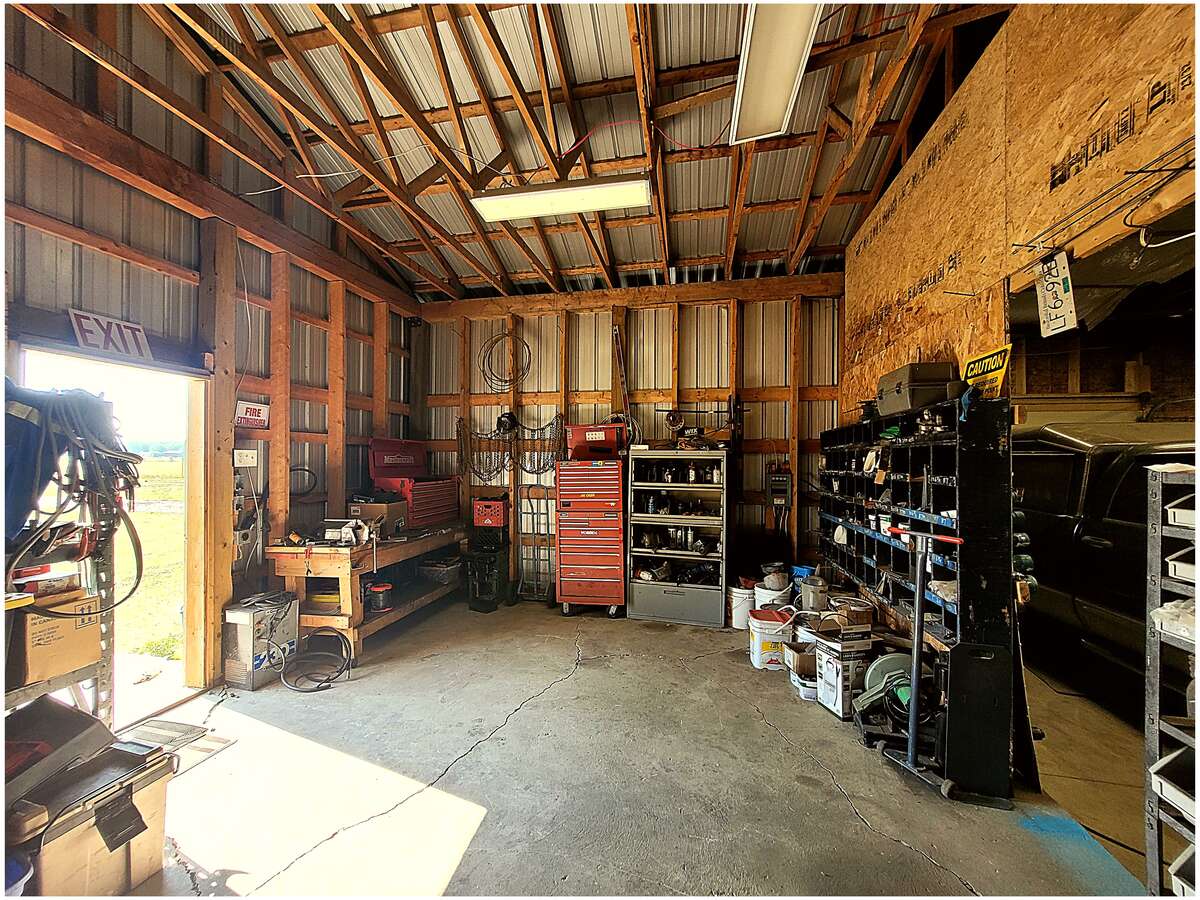 tool room on north side of shop