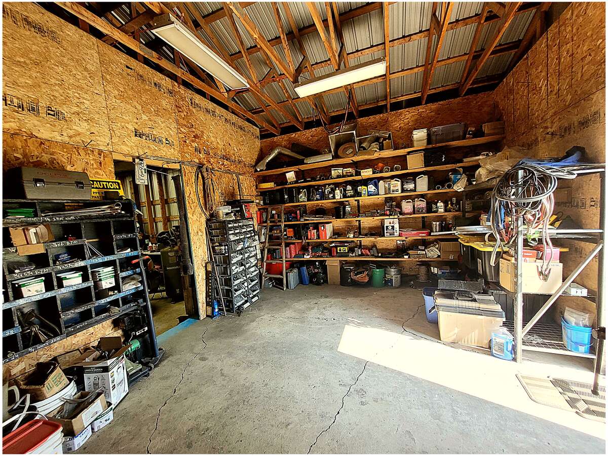 lots of shelves and storage