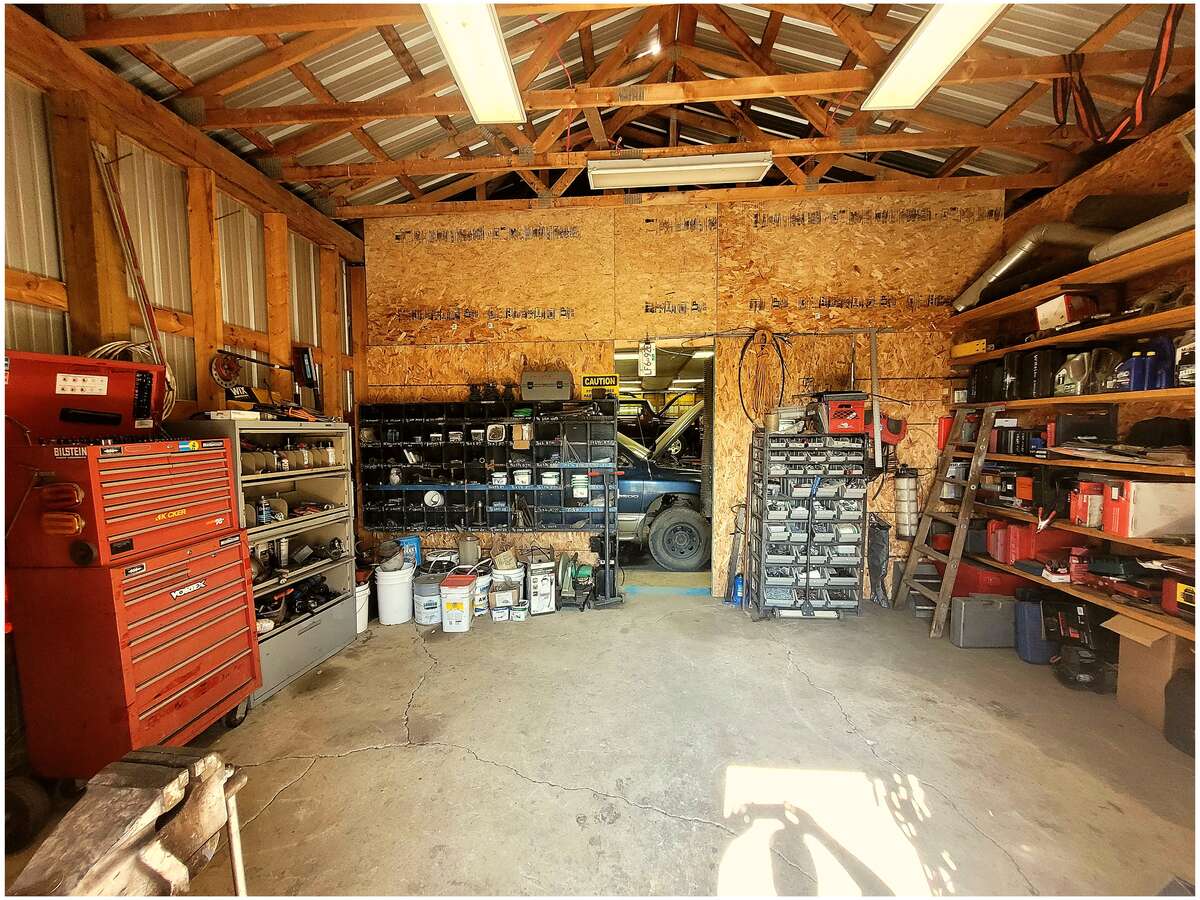 tool room on north side of shop