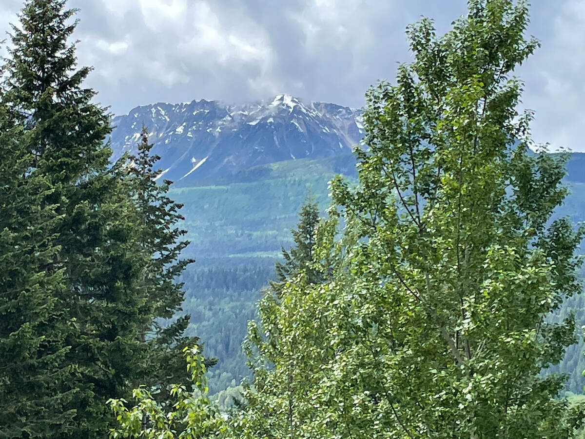 A view from the lower plateau