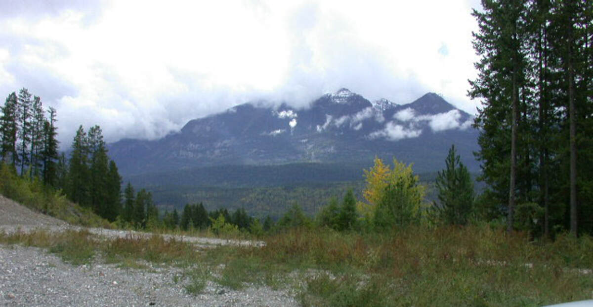 Far end of the upper plateau.  The treed land in front of the lot is Crown Reserve.