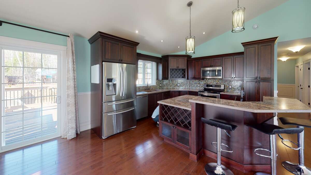 Kitchen Island View