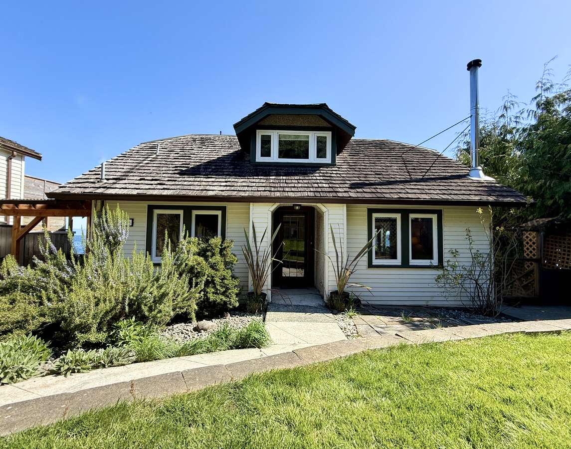 The front of the home.