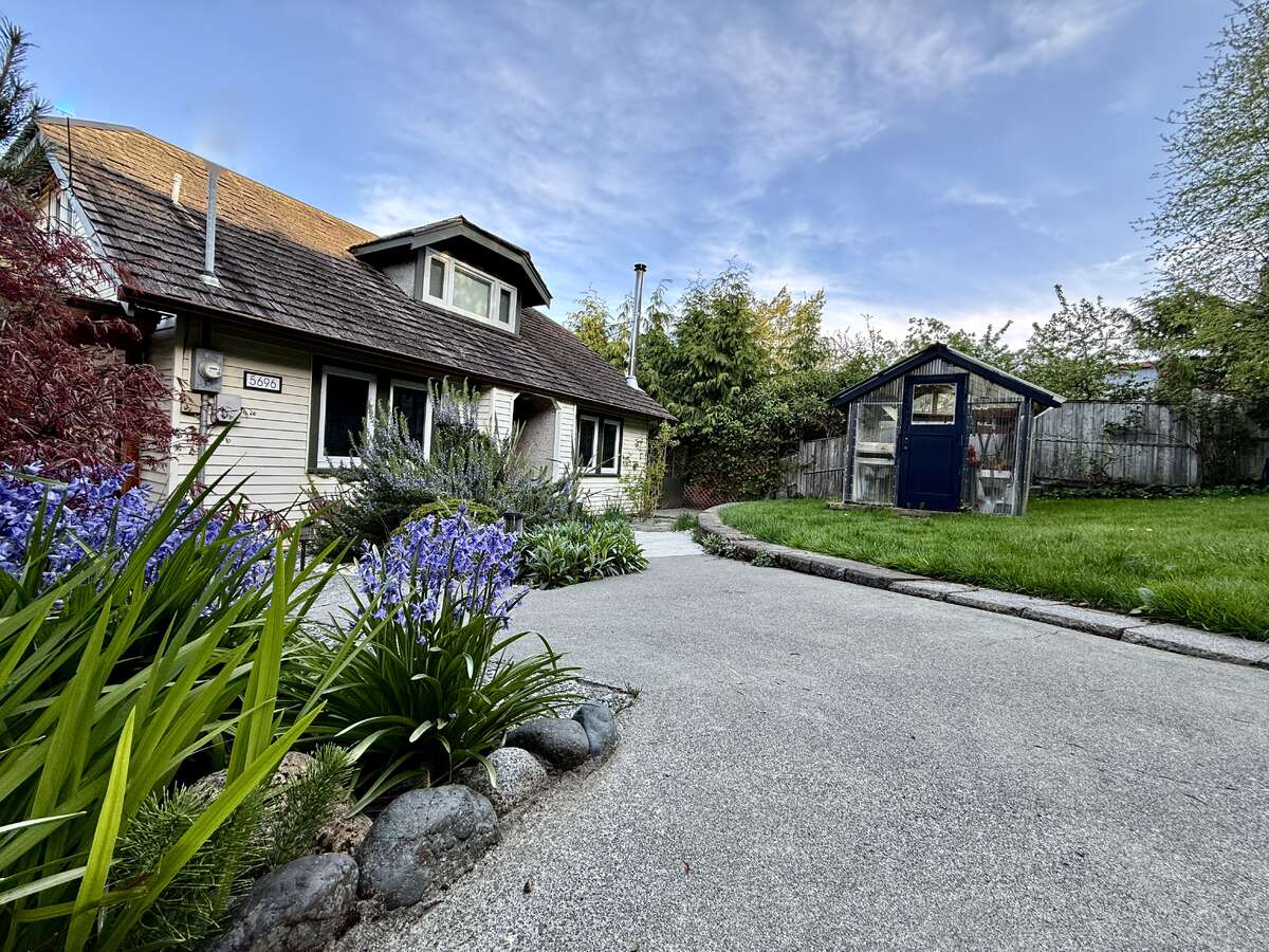 View from dining room.