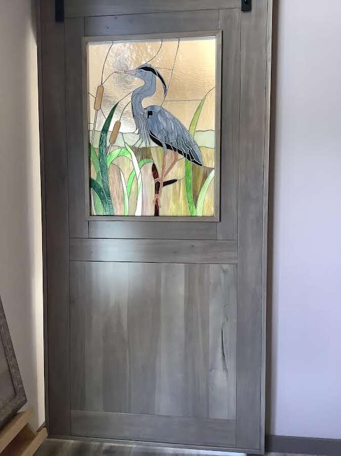 sliding door between great room and multi room