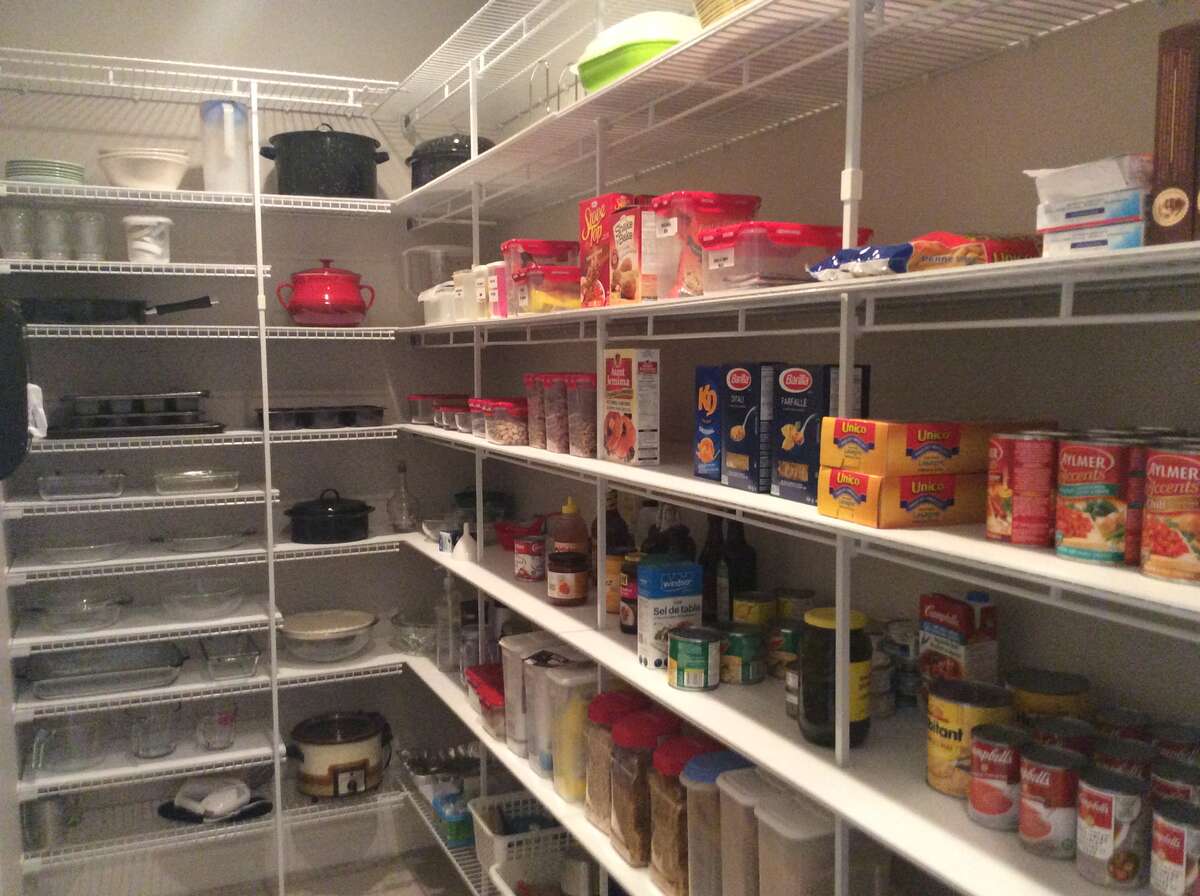 Walk-in pantry off kitchen