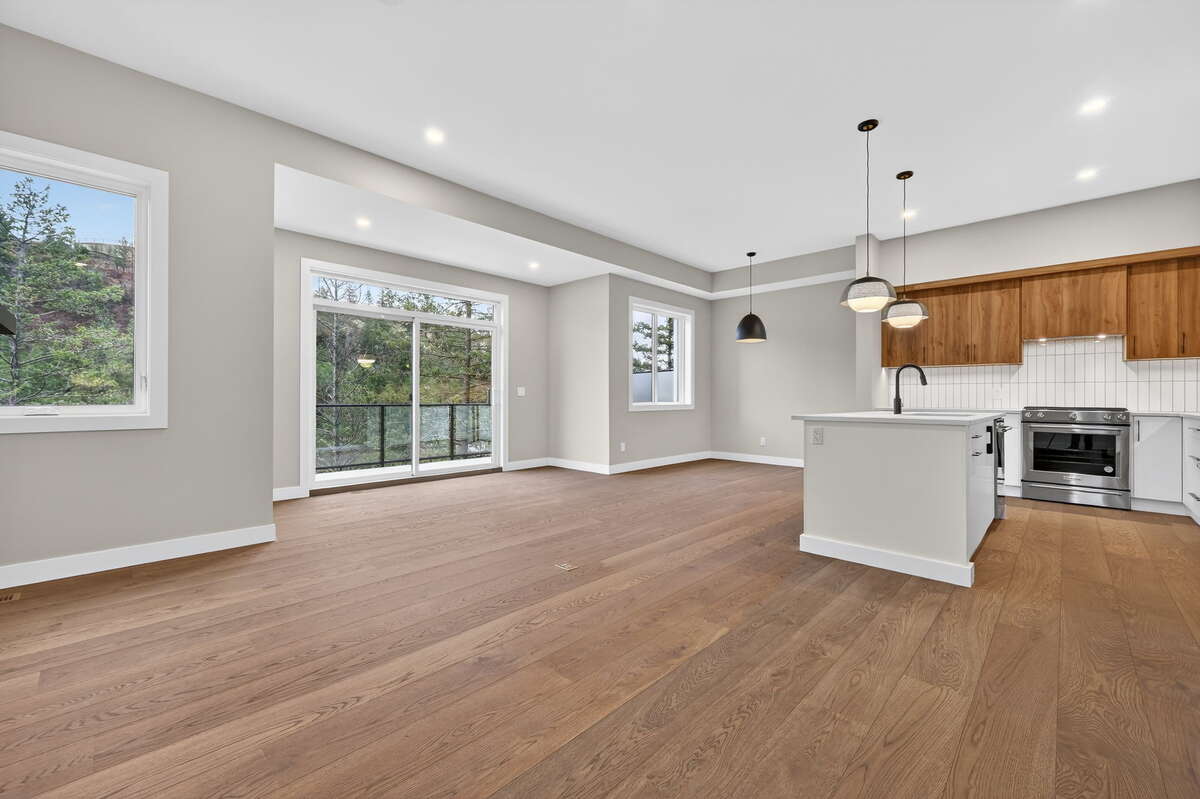 Kitchen + Living + Dining