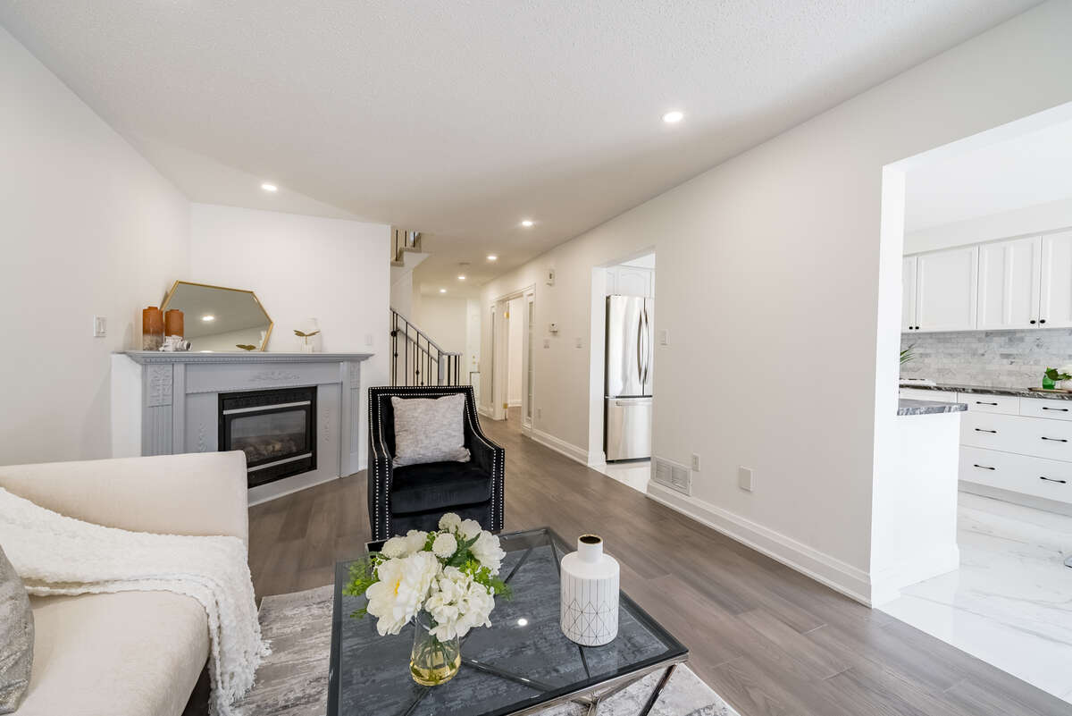 Family Room Opens into Kitchen