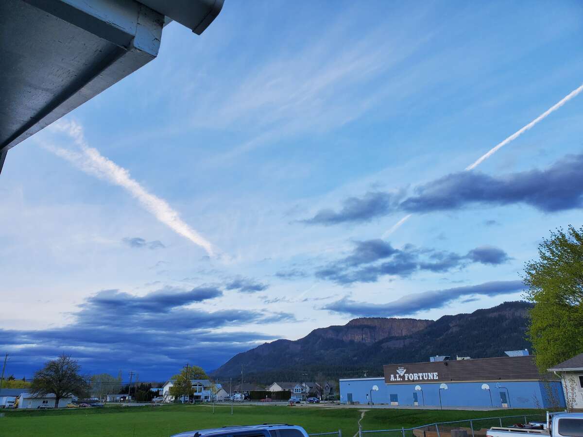 view of the Enderby cliffs from front of house